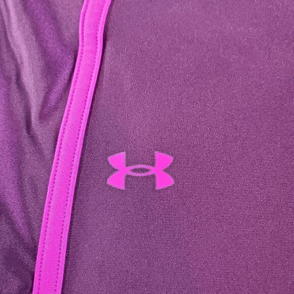 Under Armour Legging Womens 2XL Purple Active HeatGear Elastic Waist Skinny Leg - Picture 7 of 10